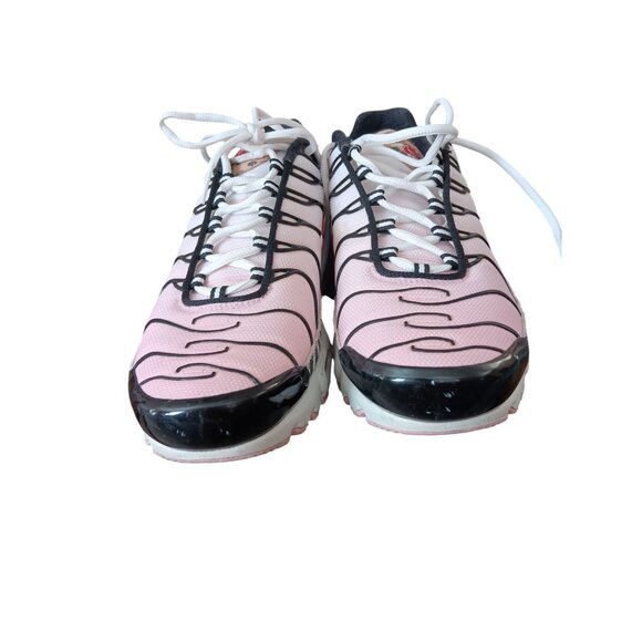 Unique Nike Air Max Plus Women’s Size 10 Pink/Black Animal Print - Picture 2 of 8